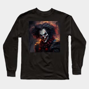 Killer looking Clown Long Sleeve T-Shirt